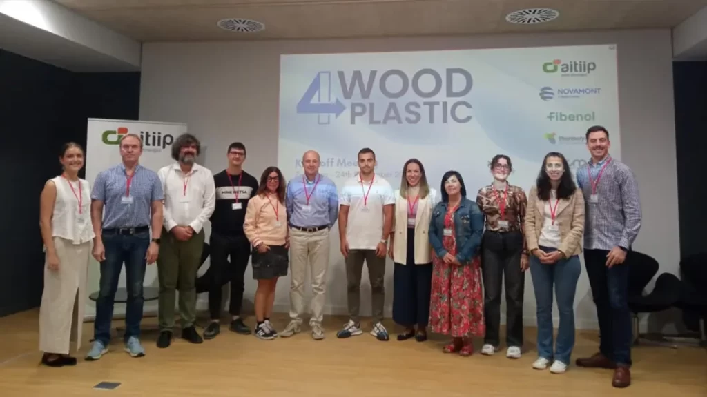 Arranca el proyecto 'Wood4Plastic’, coordinado por Aitiip Centro Tecnológico